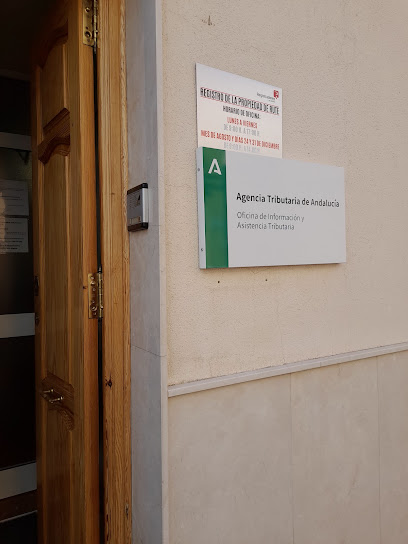 Fachada de Registro de la Propiedad de Rute
