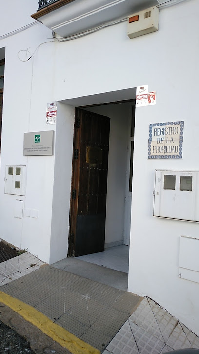 Fachada de Registro de la Propiedad de Aracena
