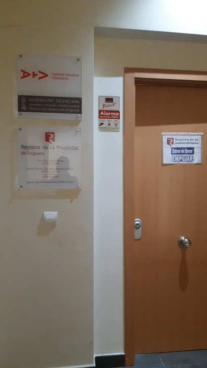 Fachada de Registro de la Propiedad de Enguera