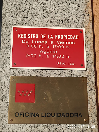 Fachada de Registro de la Propiedad de Collado Villalba
