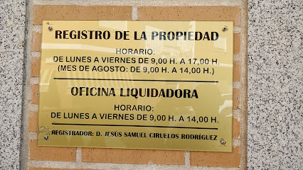 Fachada de Registro de la Propiedad de Navahermosa