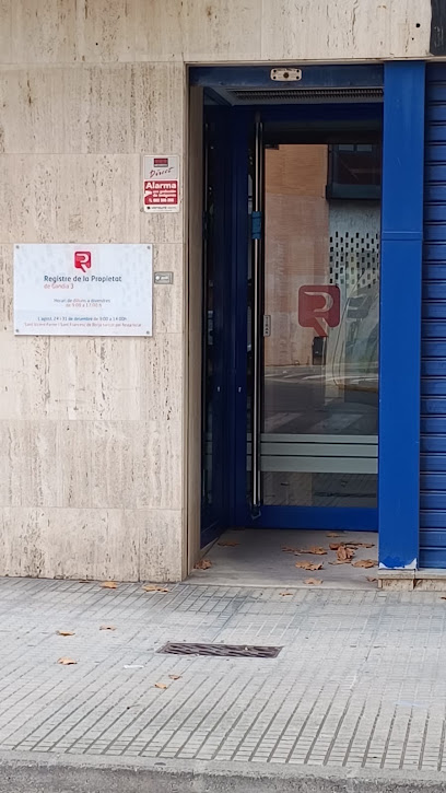 Fachada de Registro de la Propiedad de Gandía Nº 03