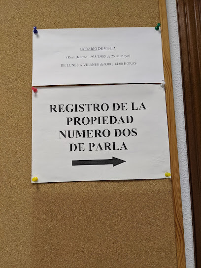 Fachada de Registro de la Propiedad de Parla Nº 02