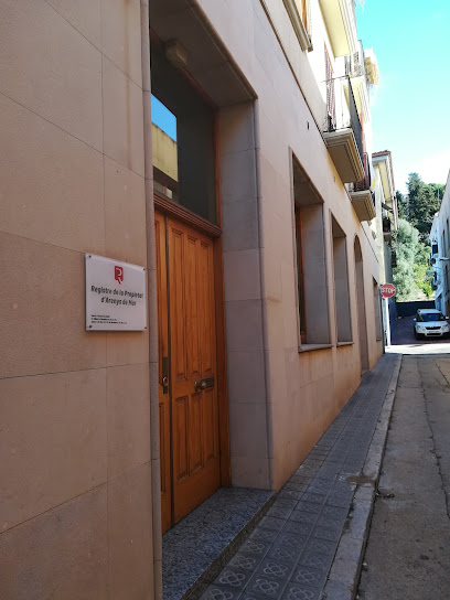 Fachada de Registro de la Propiedad de Arenys de Mar Nº 01